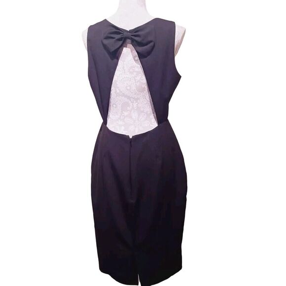 Lulus Be Mine Black Open Back Sleeveless Dress Women's Size XL Party Dress - Picture 4 of 9